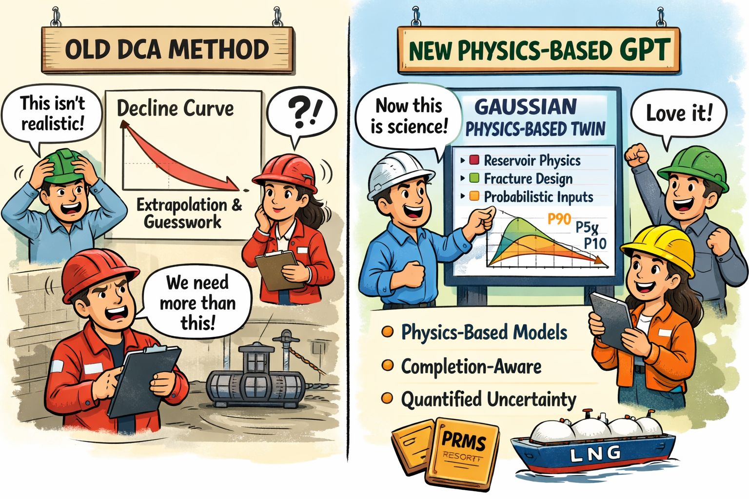 Old DCA Method vs New Physics-Based GPT